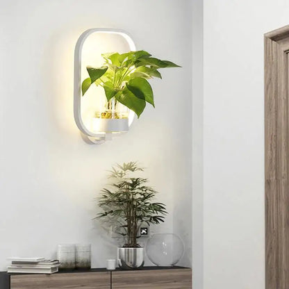 Seltyn - LED Wall Lamp with Plant Holder