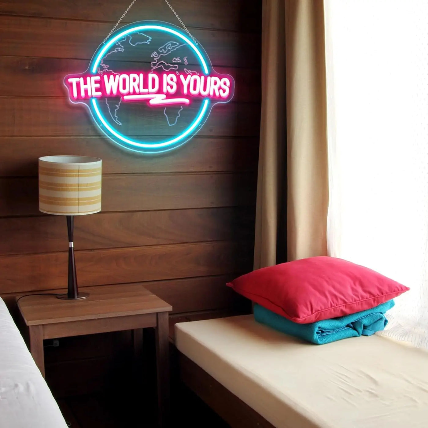 NEONLUX - "The World Is Yours" LED Neon Sign