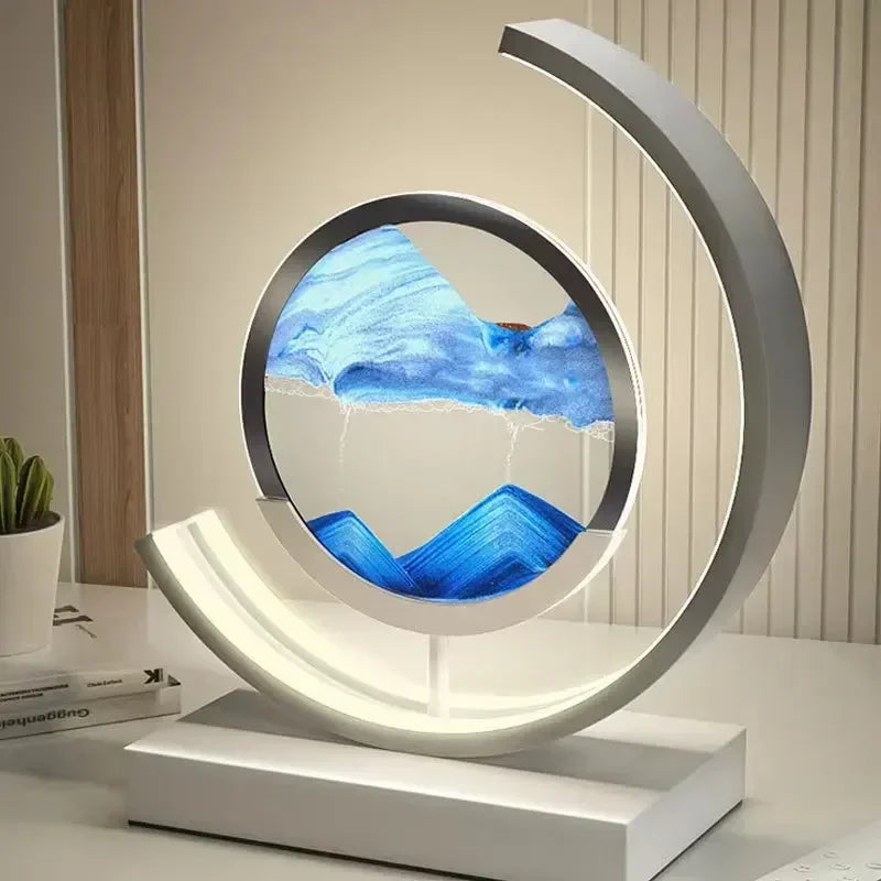 SANDSCAPE LAMP - Dynamic Quicksand Art Table Lamp for Relaxation