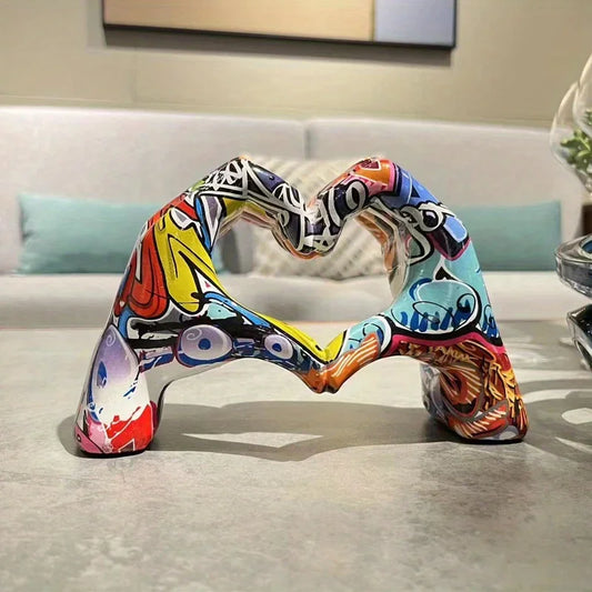 Heart Gesture Sculpture