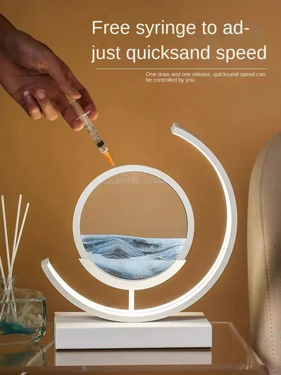 SANDSCAPE LAMP - Dynamic Quicksand Art Table Lamp for Relaxation