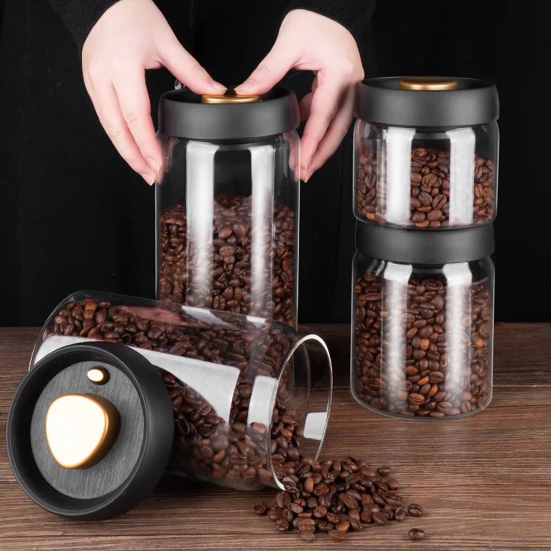 ARACITY AIRLOCK - Vacuum Sealed Coffee Bean Container for Optimal Freshness