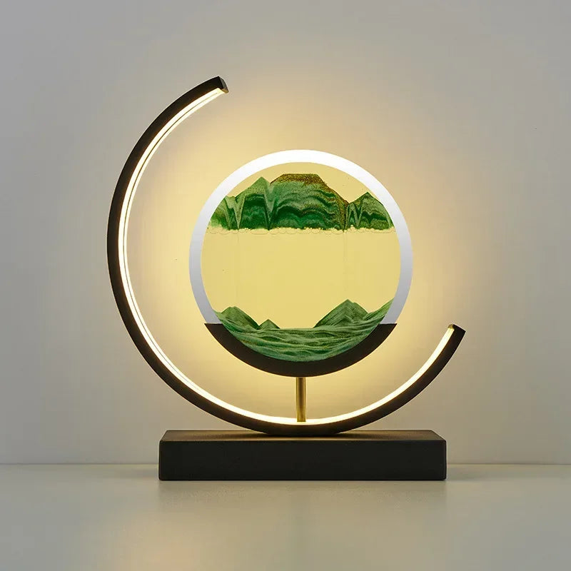 SANDSCAPE LAMP - Dynamic Quicksand Art Table Lamp for Relaxation