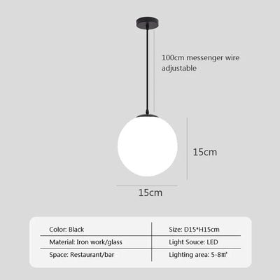 SELTYN - Glass Pendant Light