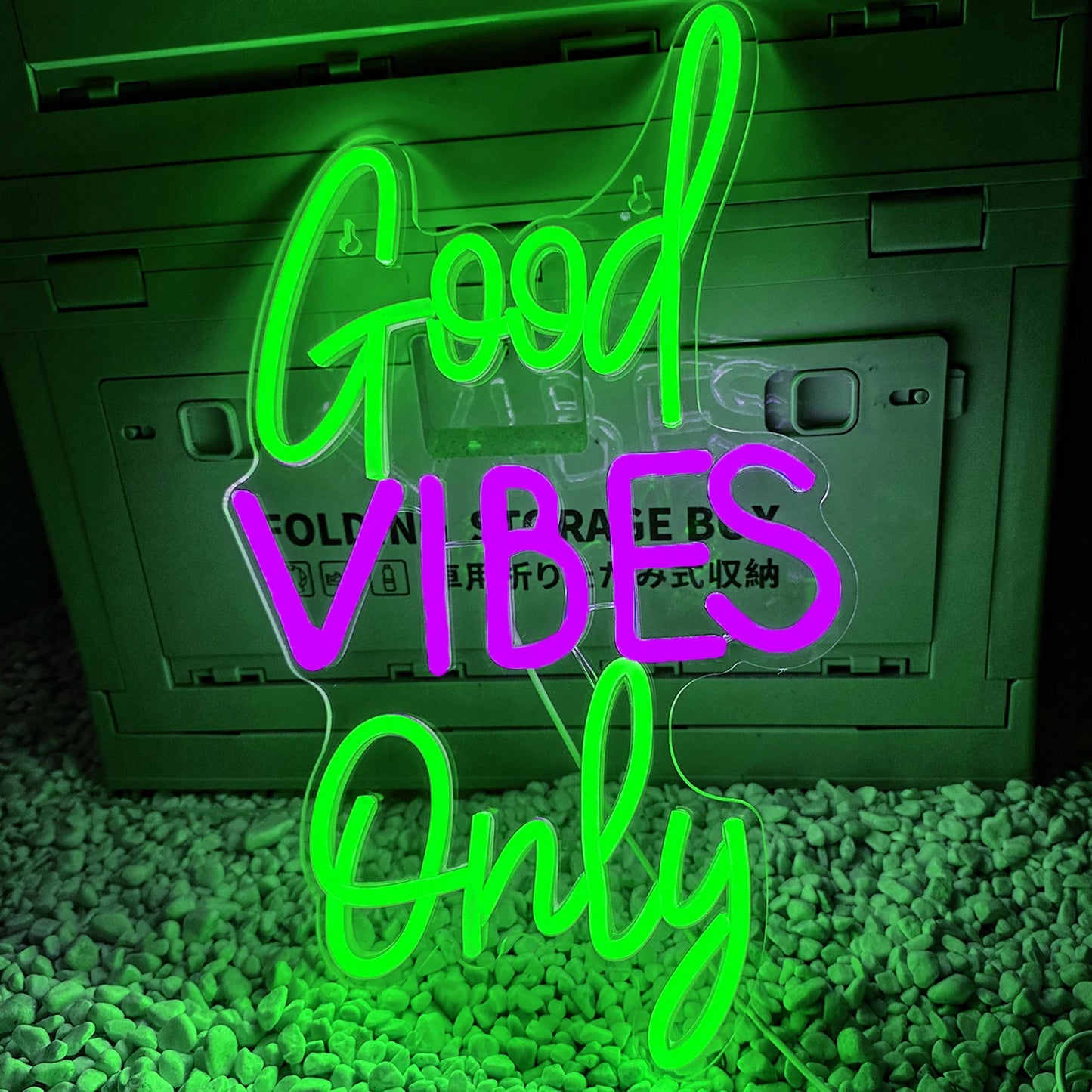 "Good Vibes Only" Neon LED Light