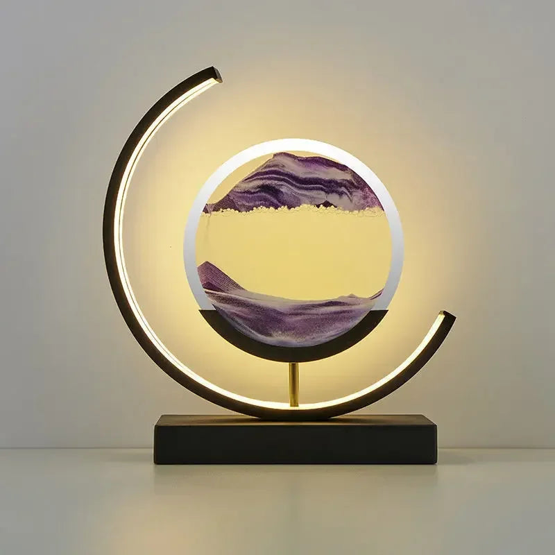 SANDSCAPE LAMP - Dynamic Quicksand Art Table Lamp for Relaxation