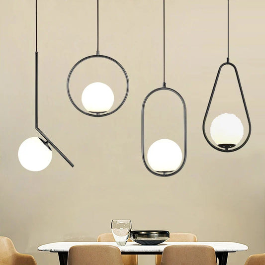 SELTYN - Glass Pendant Light