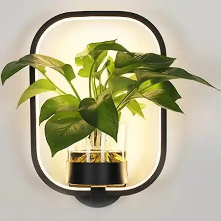 Seltyn - LED Wall Lamp with Plant Holder