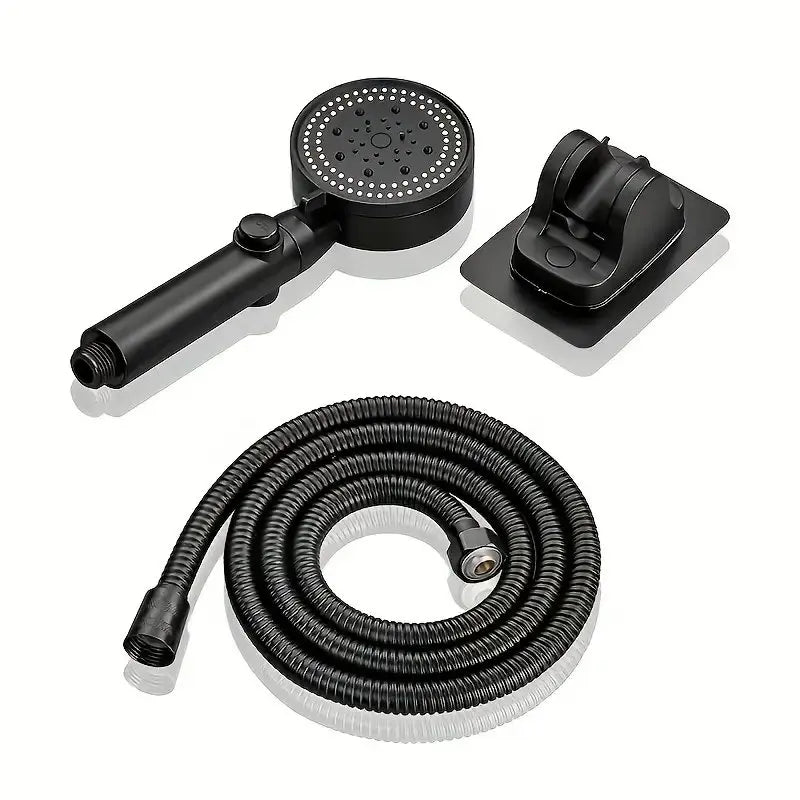 AQUAHEAD – High-Pressure Shower Head with Support and Hose