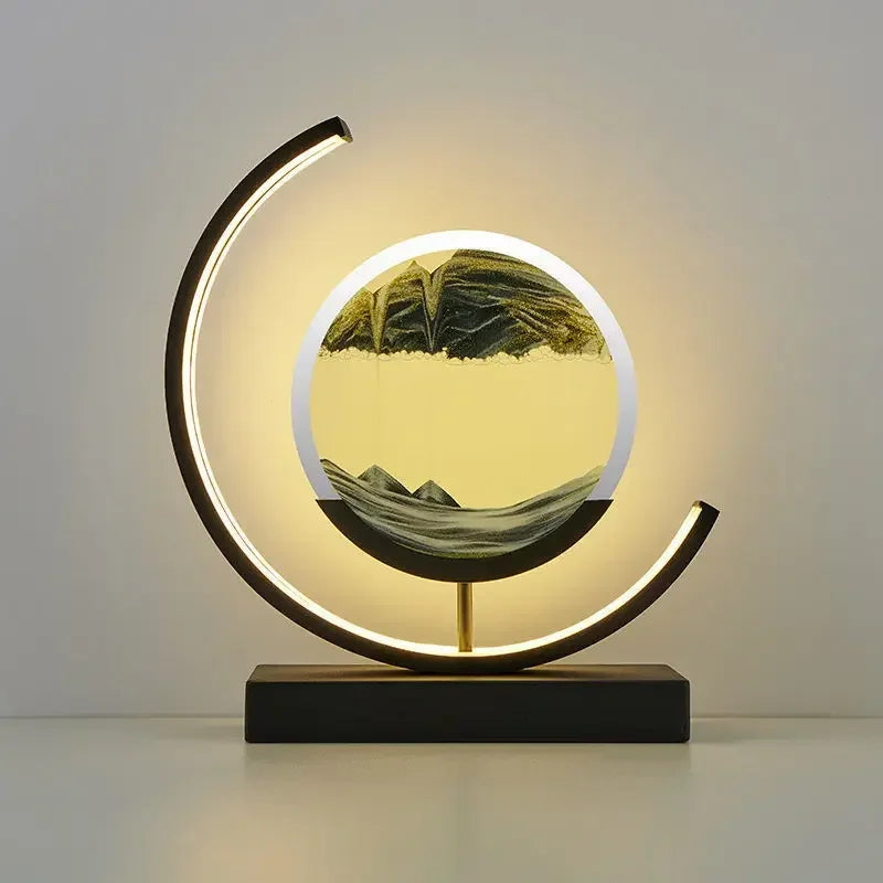 SANDSCAPE LAMP - Dynamic Quicksand Art Table Lamp for Relaxation