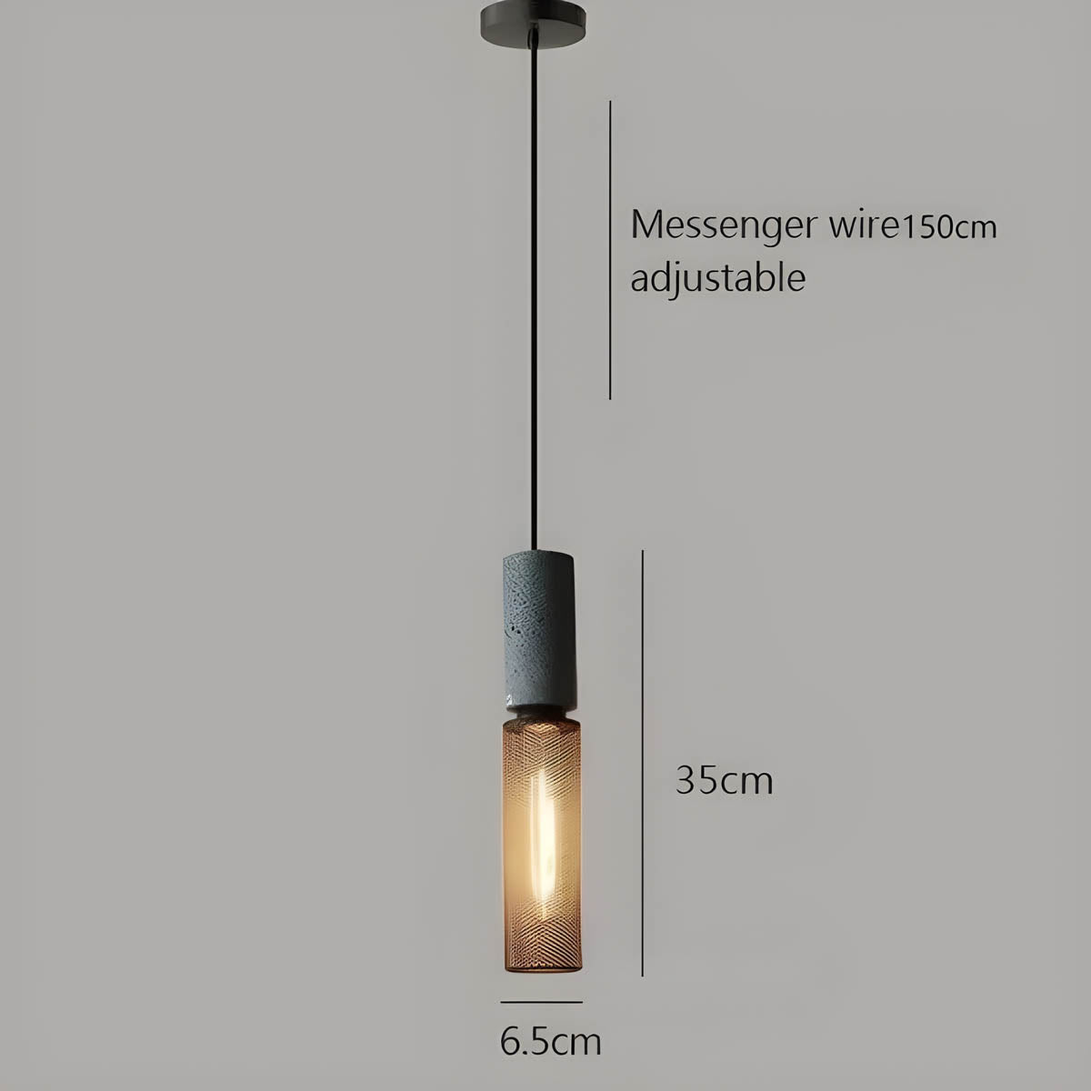 IRONCRAFT - Modern Industrial Pendant Light for Loft-Style Interiors