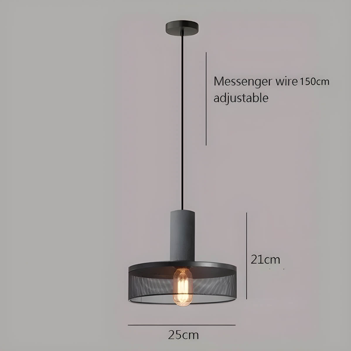 IRONCRAFT - Modern Industrial Pendant Light for Loft-Style Interiors