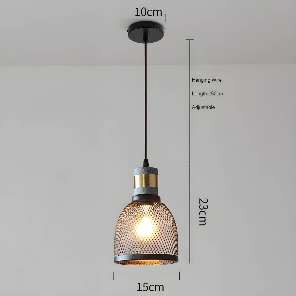 IRONCRAFT - Modern Industrial Pendant Light for Loft-Style Interiors