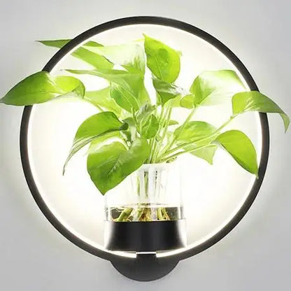 Seltyn - LED Wall Lamp with Plant Holder