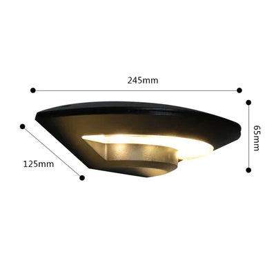 LUMITERRA - Modern LED Outdoor Wall Light for Garden & Terrace