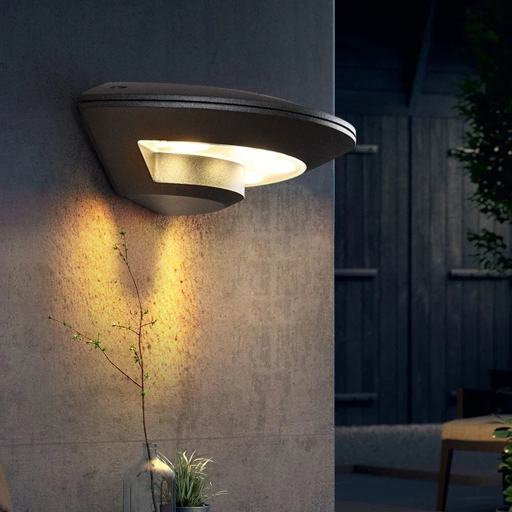 LUMITERRA - Modern LED Outdoor Wall Light for Garden & Terrace