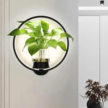 Seltyn - LED Wall Lamp with Plant Holder