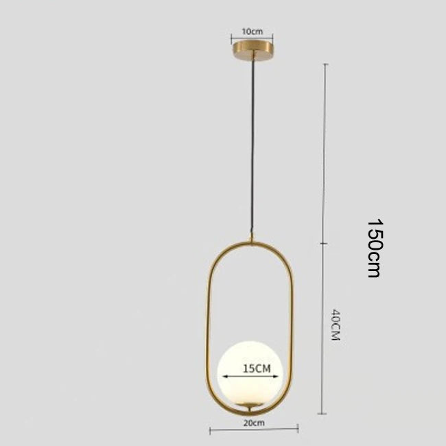 SELTYN - Glass Pendant Light