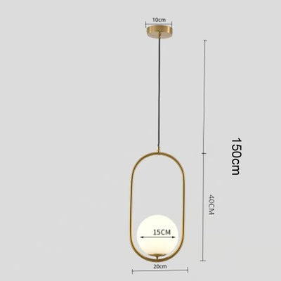 SELTYN - Glass Pendant Light