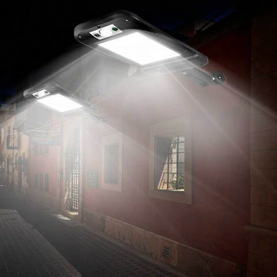 ILLUMINATESOLAR - High-Powered Solar LED Street Light with Motion Sensor