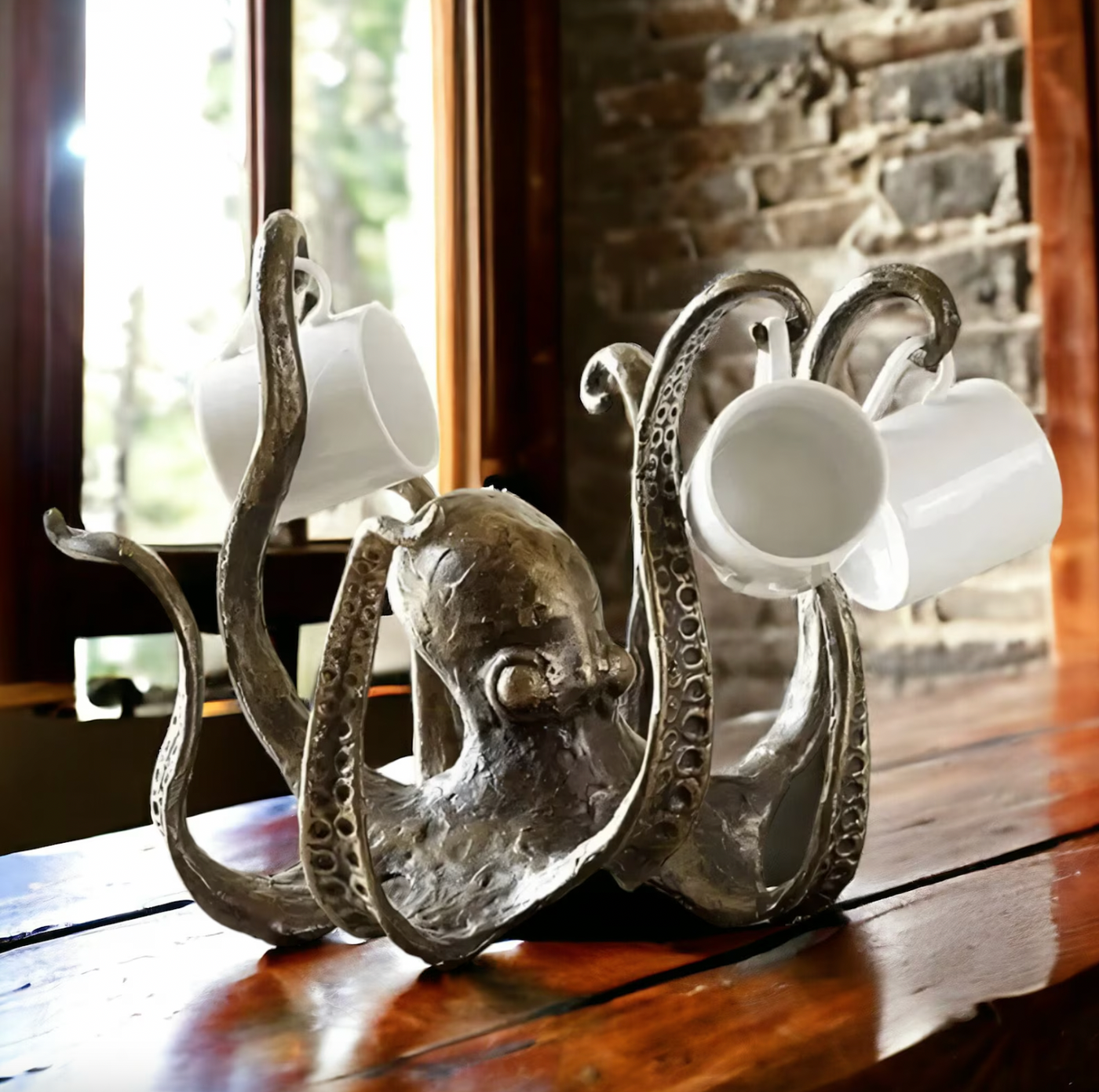 OCTAVIO - Unique Octopus Mug Holder for Nautical