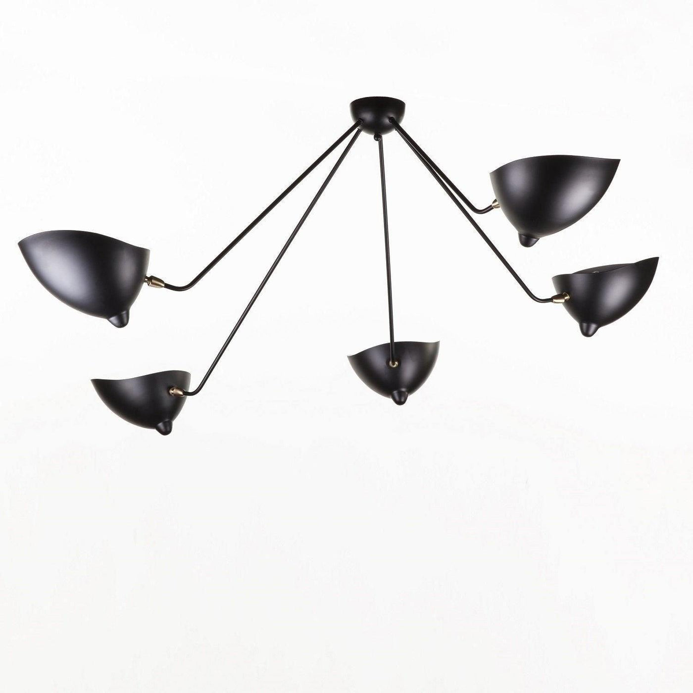 TRIOLUX - Sculptural Three-Arm Modern Ceiling Lamp