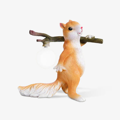 FURRIEST - Whimsical LED Table Lamp with Squirrel Design