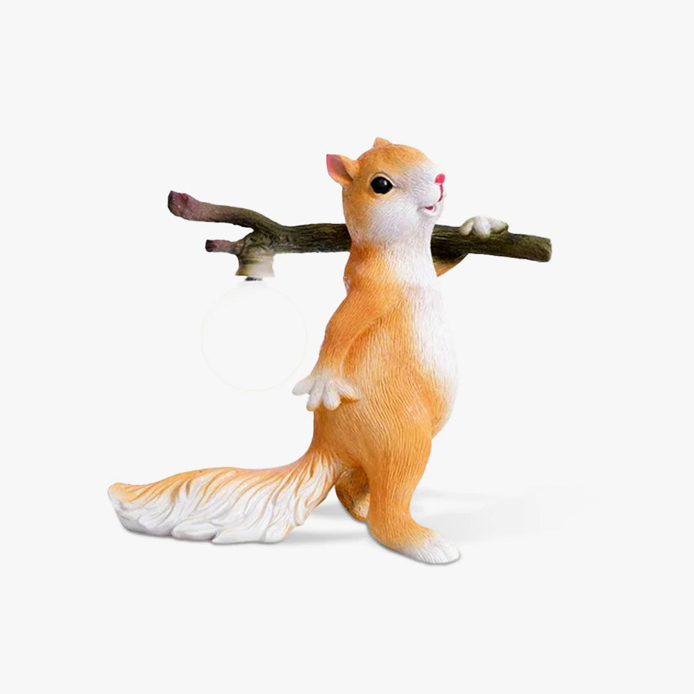 FURRIEST - Whimsical LED Table Lamp with Squirrel Design