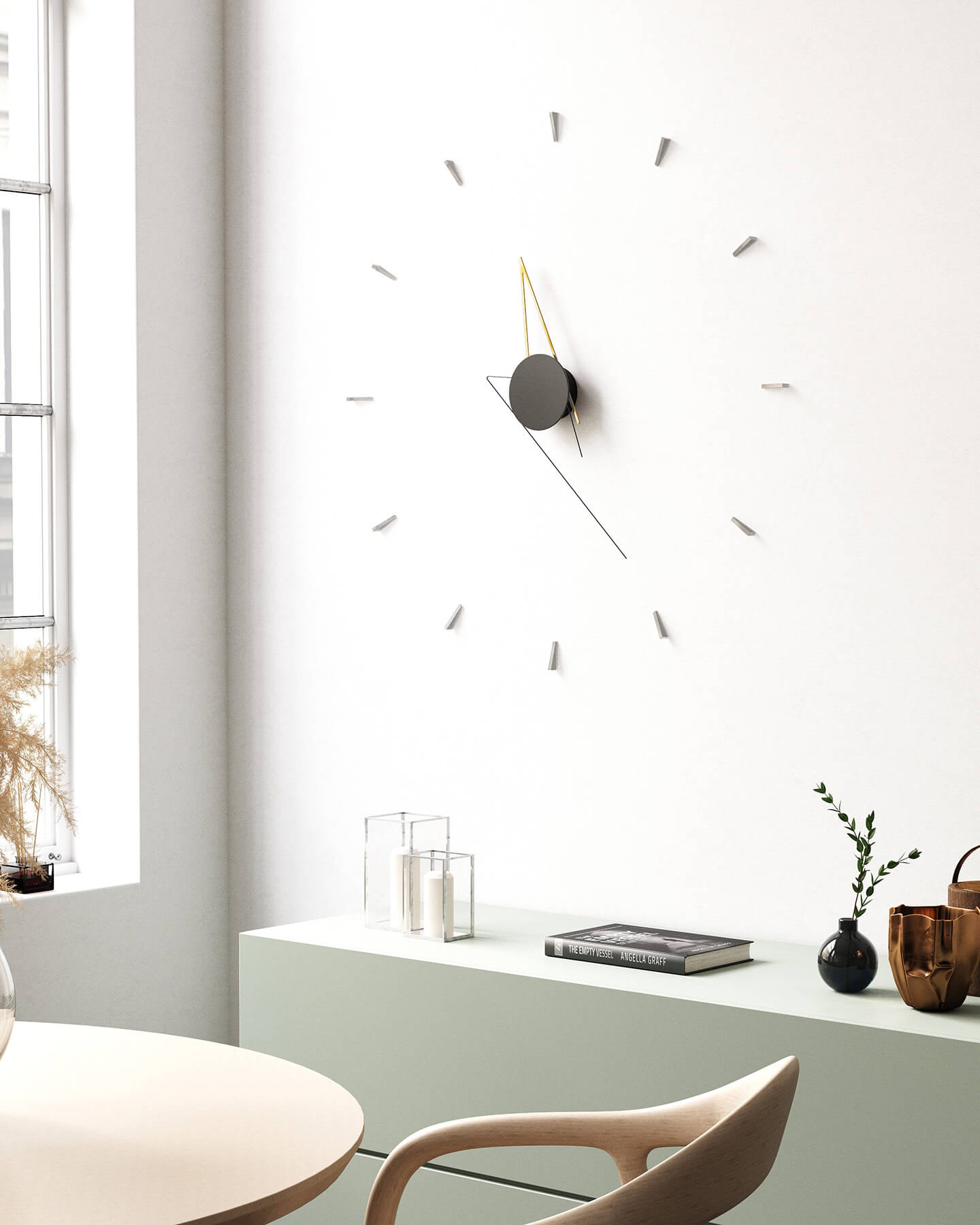 TIME SCULPTURE – Kinetic Wall Clock