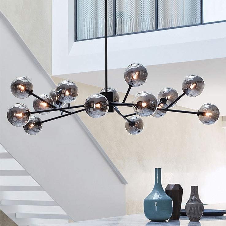 Solara - Modern Linear Sputnik Chandelier