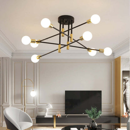 Elegance Light – Satellite Style LED Ceiling Light in Metal