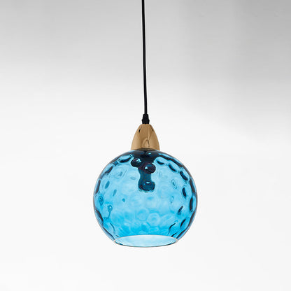 Hailie - Elegant Glass Pendant Light with Water Ripple Design