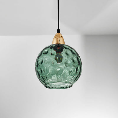 Hailie - Elegant Glass Pendant Light with Water Ripple Design