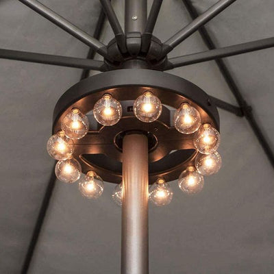 LUMINOUS SHADES - Elegant LED Umbrella Lamp for Enchanting Outdoor Evenings