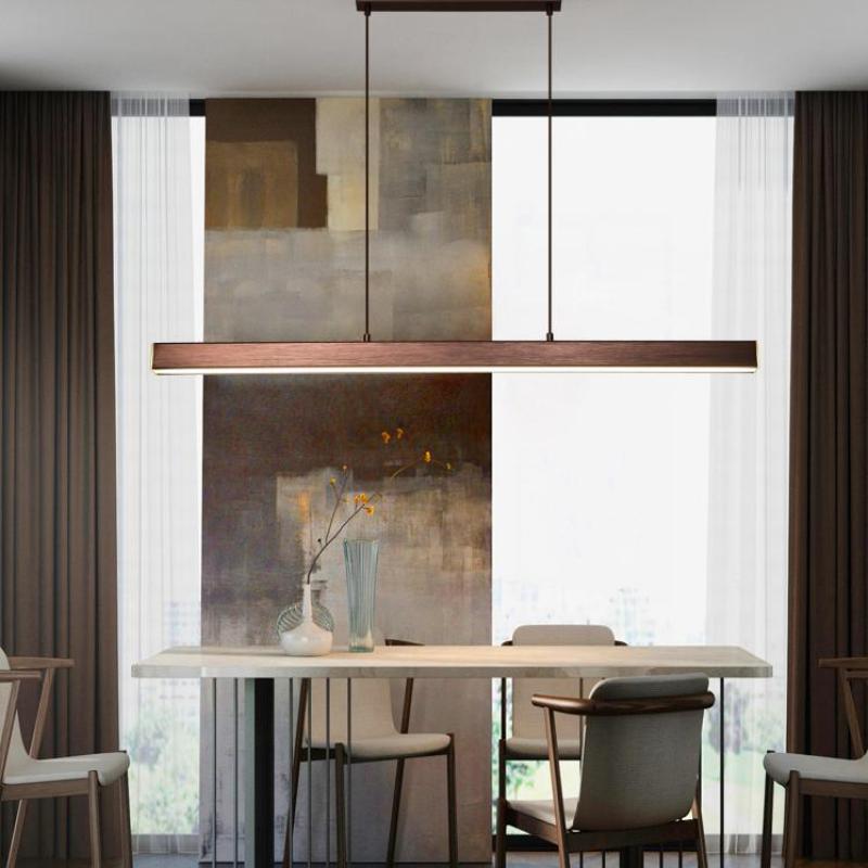 ELORA - Modern LED Pendant Light Black/Brown