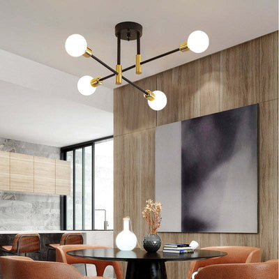 Elegance Light – Satellite Style LED Ceiling Light in Metal