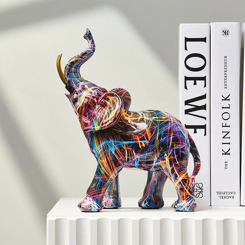 Seltyn – Modern Elephant Graffiti Art Figurine