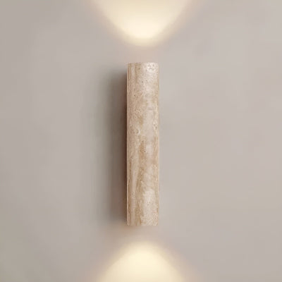 ZenGlow - Natural Travertine LED Wall Lamp