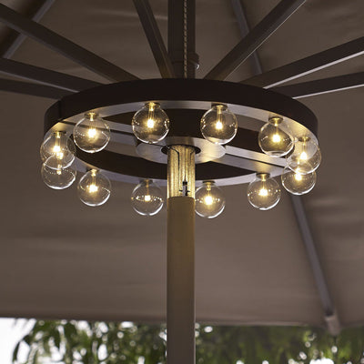 LUMINOUS SHADES - Elegant LED Umbrella Lamp for Enchanting Outdoor Evenings