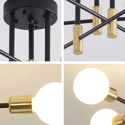 Elegance Light – Satellite Style LED Ceiling Light in Metal