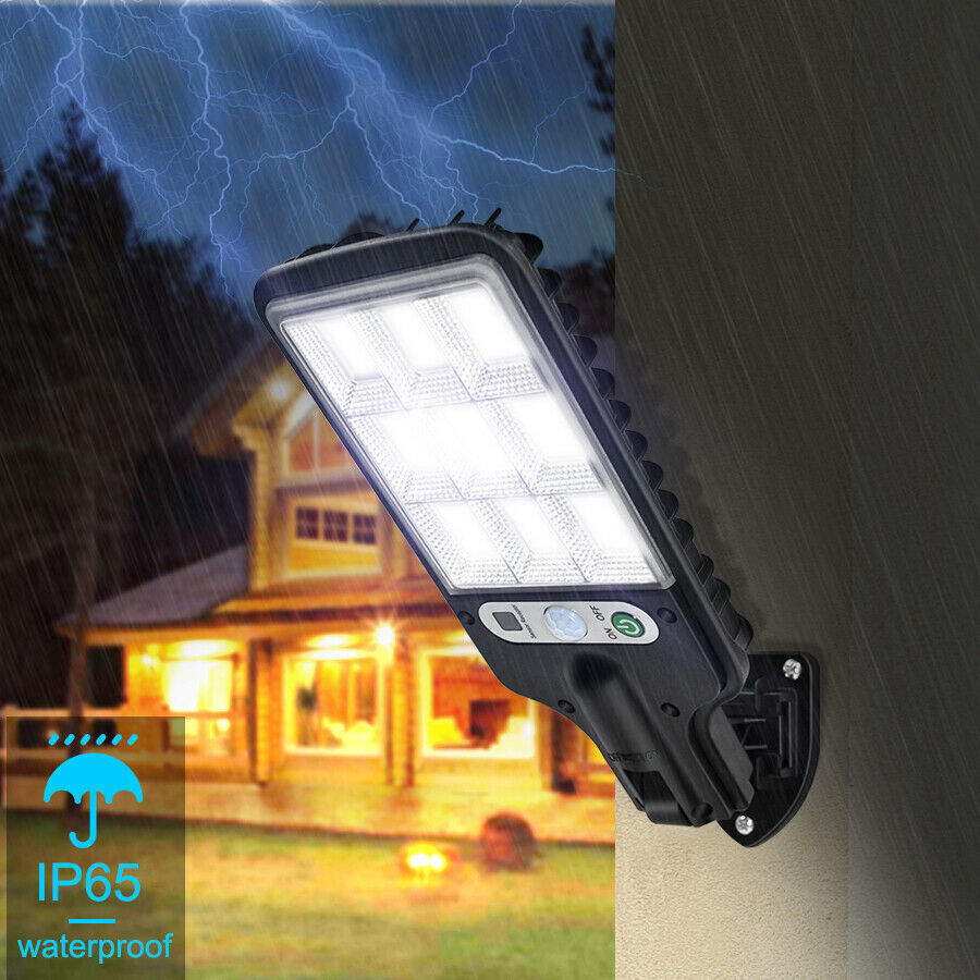 ILLUMINATESOLAR - High-Powered Solar LED Street Light with Motion Sensor