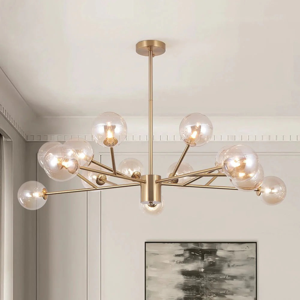 Solara - Modern Linear Sputnik Chandelier