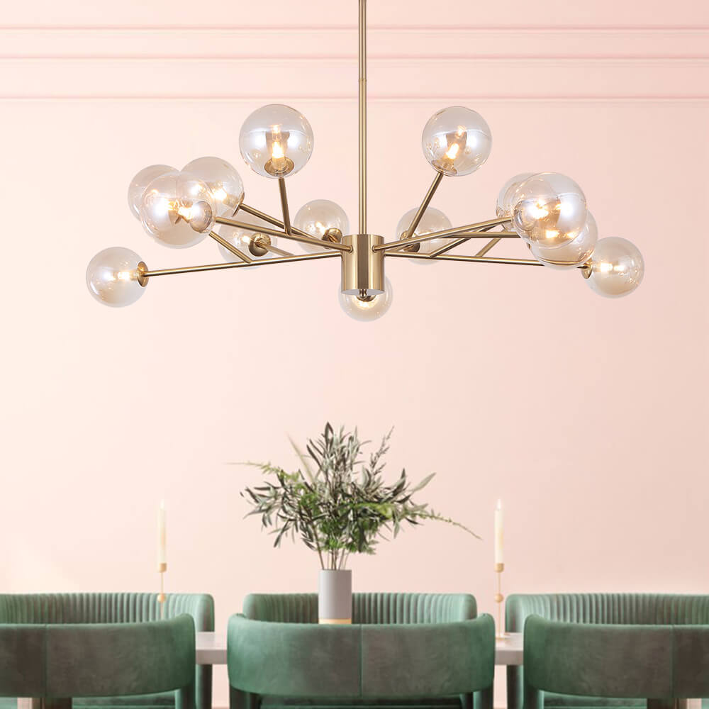 Solara - Modern Linear Sputnik Chandelier