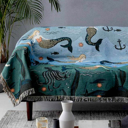 Seltyn – Underwater Mermaid Dream Throw Blanket