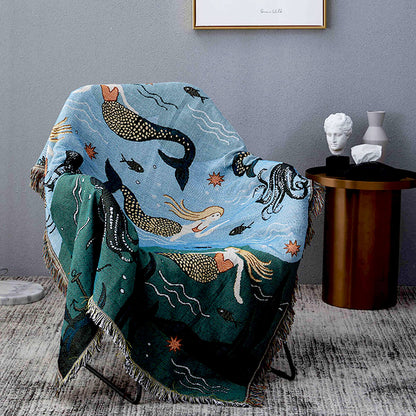 Seltyn – Underwater Mermaid Dream Throw Blanket